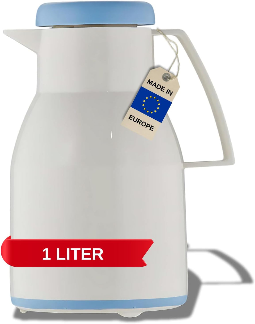 Helios Wash S+ Kunststoff-Isolierkanne, weiss, 1 Liter 1,0 Liter Weiss, 1,0 Liter Weiss