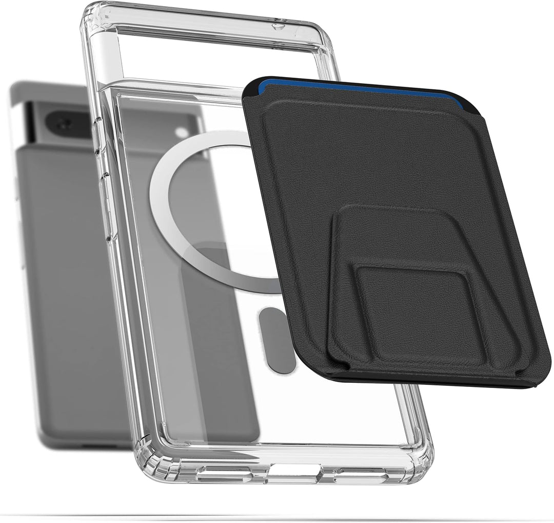 ENCASED Magnetische Brieftasche entworfen für Google Pixel 7 Pro Hülle mit Kartenhalter (kompatibel
