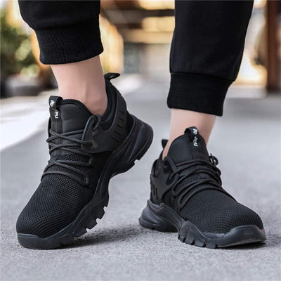 Hitmars Sicherheitsschuhe Herren Frauen Arbeitsschuhe Baustellen Schutzkappe Stahl Stiefel Sneaker T