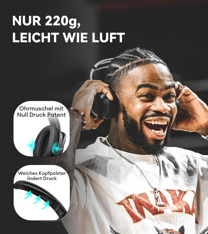 Edifier W820NB Plus Kopfhörer mit Hybrid Aktiver Geräuschunterdrückung - LDAC Codec - Hi-Res Audio W