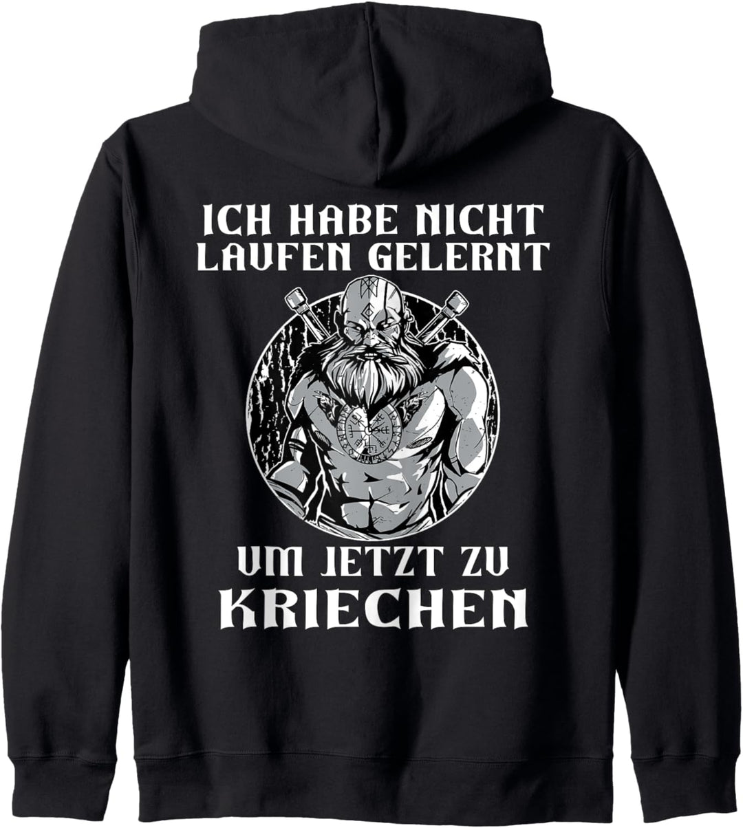 Wikinger viking lustige Sprüche für Damen & Herren Kapuzenjacke