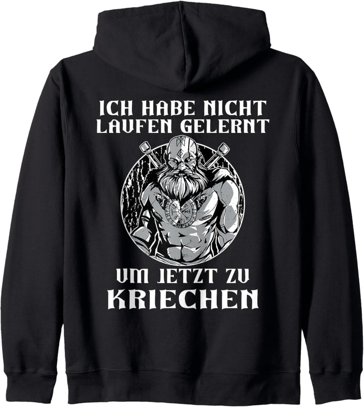 Wikinger viking lustige Sprüche für Damen & Herren Kapuzenjacke