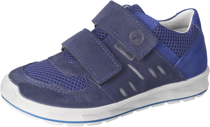 RICOSTA Jungen Low-Top Sneaker LOUI,Kinder Halbschuhe,WMS:Mittel, TEX 28 EU Blau 170, 28 EU Blau 170