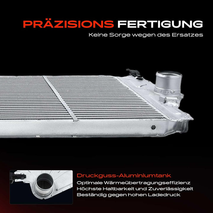 Frankberg Ladeluftkühler Turbokühler Kompatibel mit Espace IV JK0/1 2002-Heute Laguna II BG0/1 2001-
