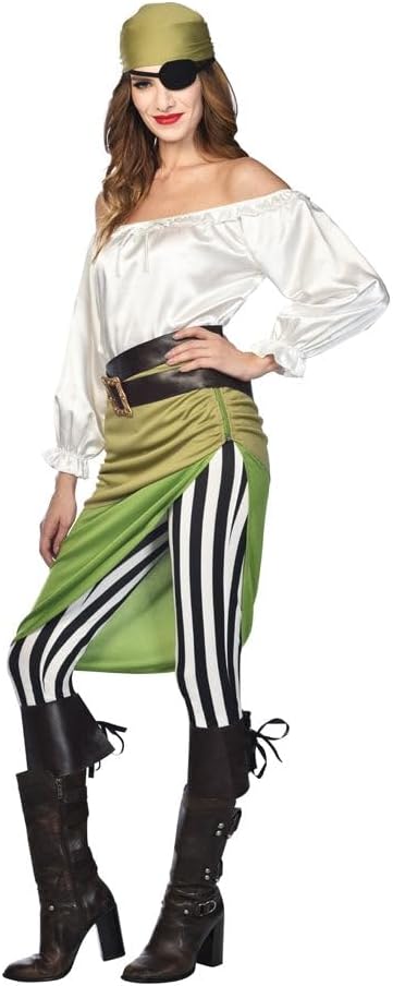 amscan Deluxe Schiffskamerad Kostüm für Erwachsene Damen 34-36, 34-36