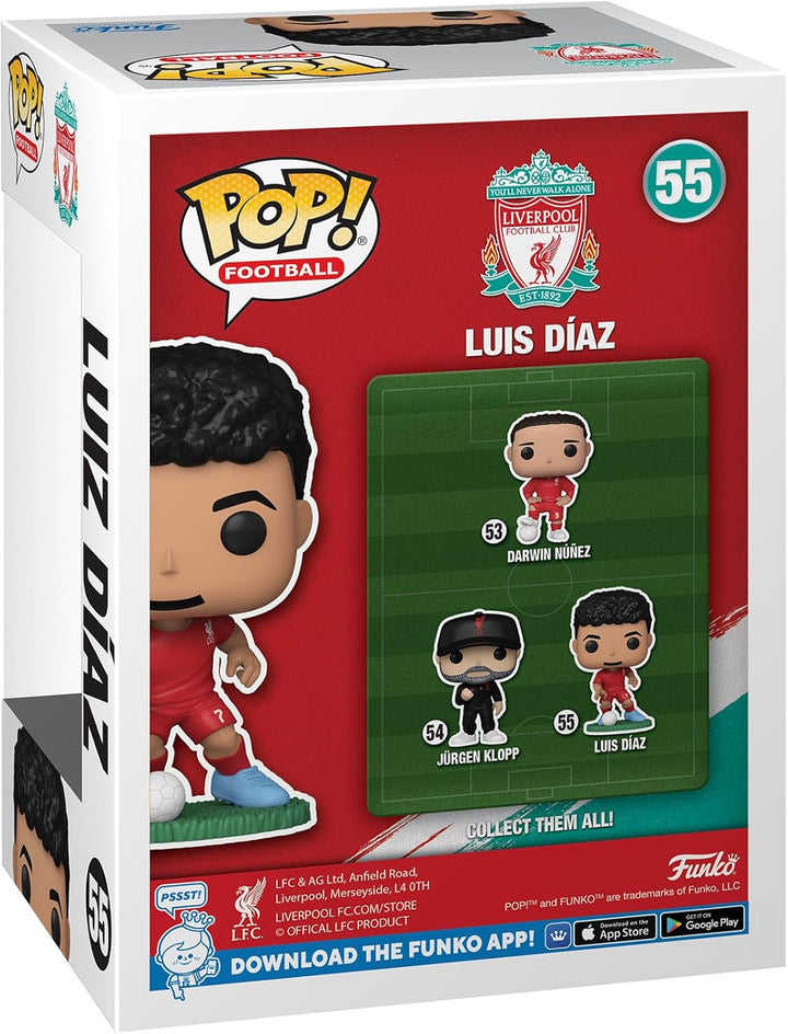 Funko POP! Soccer: Liverpool FC - Luis Diaz - Vinyl-Sammelfigur - Geschenkidee - Offizielle Handelsw