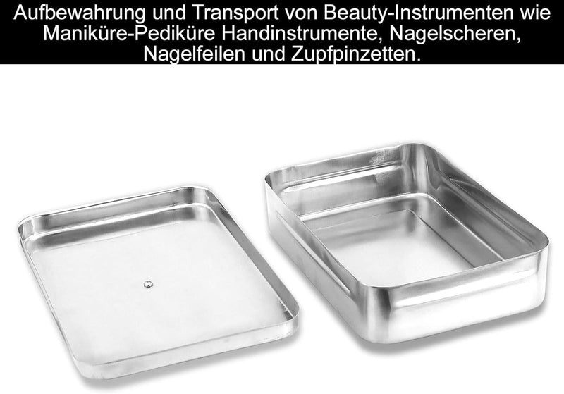 Beauty-Instrumentenschale Hygiene-Box mit Deckel