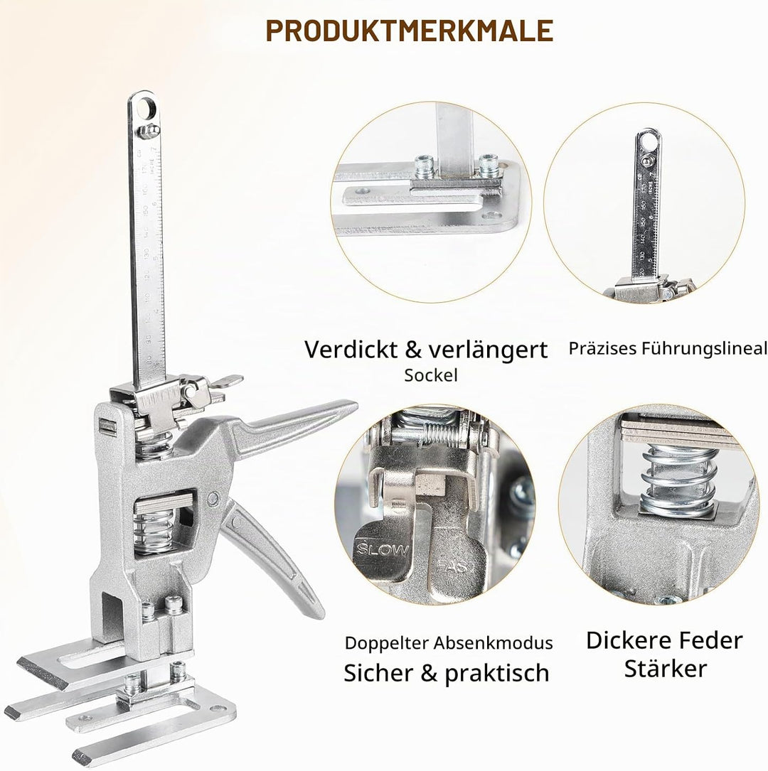 DBREAKS Arbeitssparender Arm 29CM, 2Pcs Arm Handwerkzeug Heber Bis zu 260 kg, Möbelheber mit Skala,