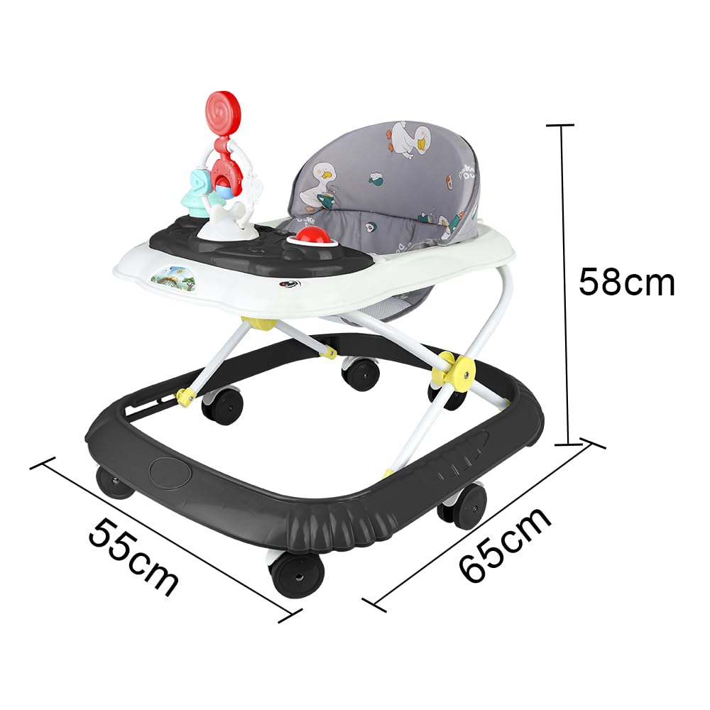 Lauflernhilfe für Babys, Jungen, Mädchen, mitwachsend, 5-in-1, faltbar, 4 verstellbare Höhen, Lichte
