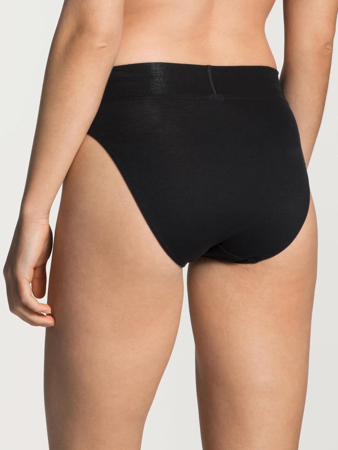 CALIDA Damen Elastic Duopack Slip (2er Pack) 48-50 Schwarz, 48-50 Schwarz