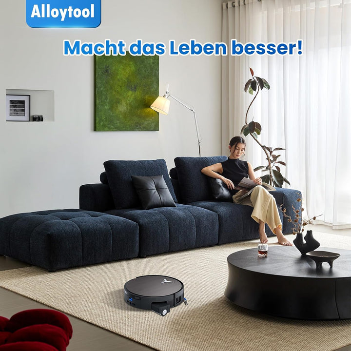 17 Stück Zubehör für Ecovacs Deebot X11 OmniCyclone, X11 Omni Saugroboter, 1 Hauptbürste, 2 Wischwal