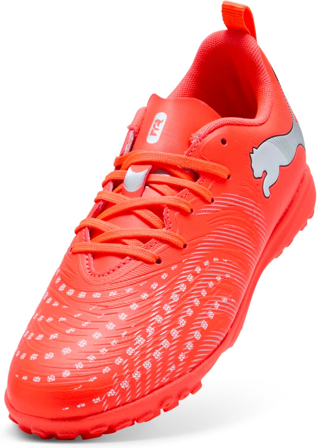 PUMA Unisex Kinder Future 9 Play Tt Jr Fussballschuh 36 EU Rot, 36 EU Rot