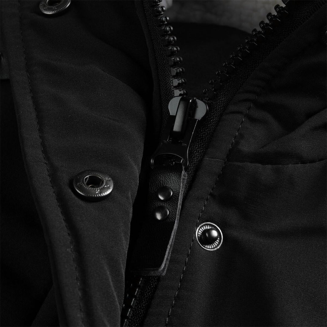 YYNUDA Damen Winterparka Dicker Warm Lang Wintermantel mit Fellkapuze Winter Jacke Outdoor Jacke für