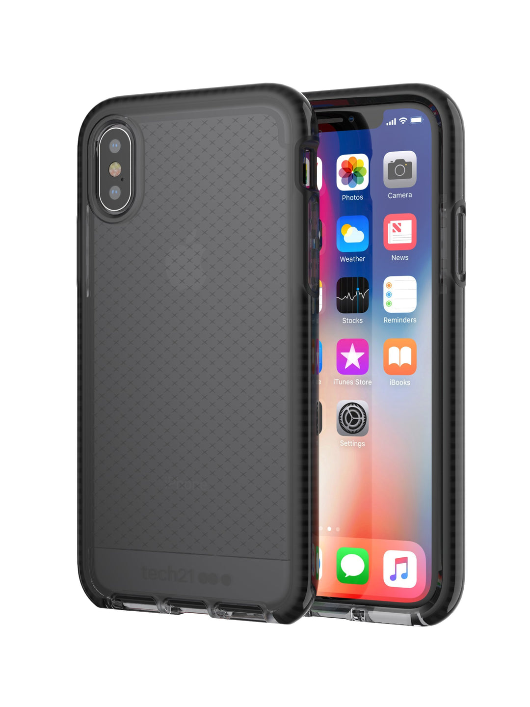 Tech21 Schutzhülle für iPhone X grau/schwarz grau / schwarz, grau / schwarz