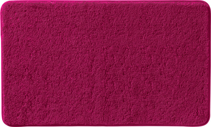 Erwin Müller Badematte, Badteppich, Badvorleger Rhodos Uni rutschhemmend Fuchsia Grösse 70x120 cm -