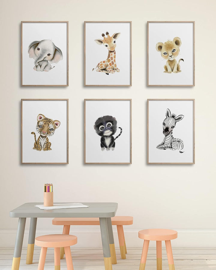 Hambient Poster Kinderzimmer - Bilder Babyzimmer Deko, Junge, Mädchen - Wandbilder, Kinderposter, De