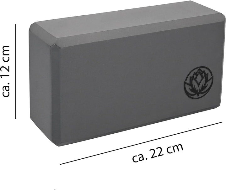 Yoga Block VonBueren | 22 x 12 x 7,5 cm je Yogablock | Yogablöcke für Damen und Herren aus EVA | Klö