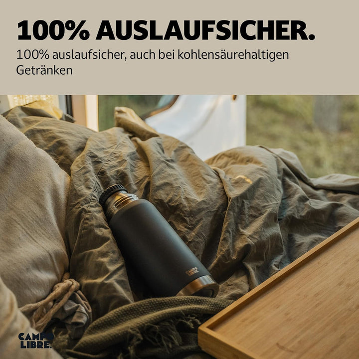 Campo Libre. Jaco® Thermoskanne 1L, 750ml, 500ml I Thermos mit Becher I Unsere Thermosflasche mind.