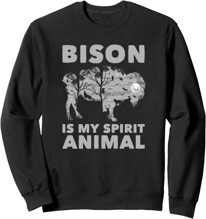 Amerikanischer Bison Büffel - Buffalo Bison Sweatshirt