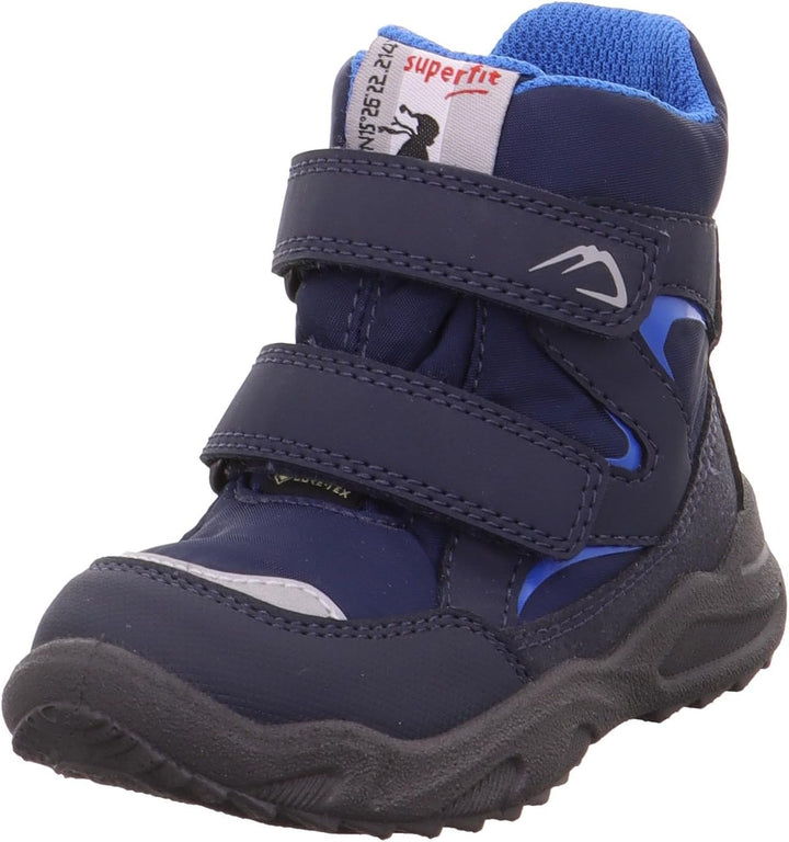 Superfit Jungen Glacier Warm Gefütterte Gore-tex Schneestiefel 26 EU Weit Blau 8020, 26 EU Weit Blau
