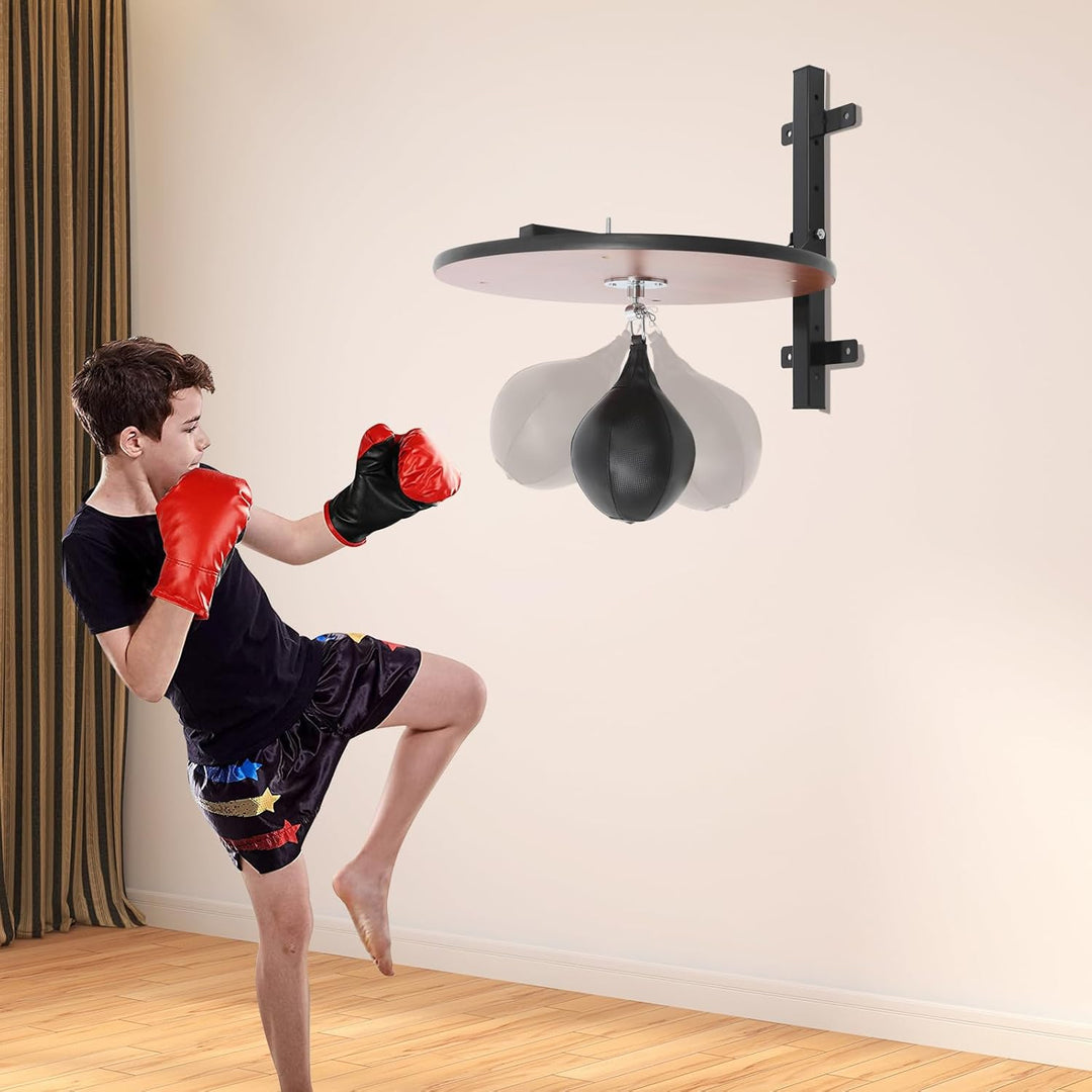 Log Farbe Speed Bag Plattform, Speed Bag Plattform Kit, Heavy Duty Boxing Training Ausrüstung mit Pu