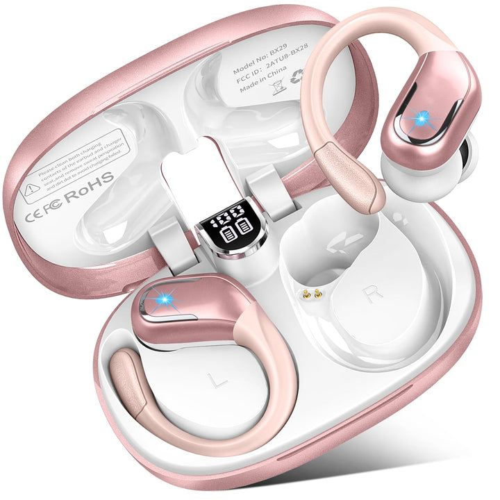 Bluetooth Kopfhörer Sport, 75Std Kopfhörer Kabellos Bluetooth 5.4, 3D Stereo, In Ear Kopfhörer 4 ENC