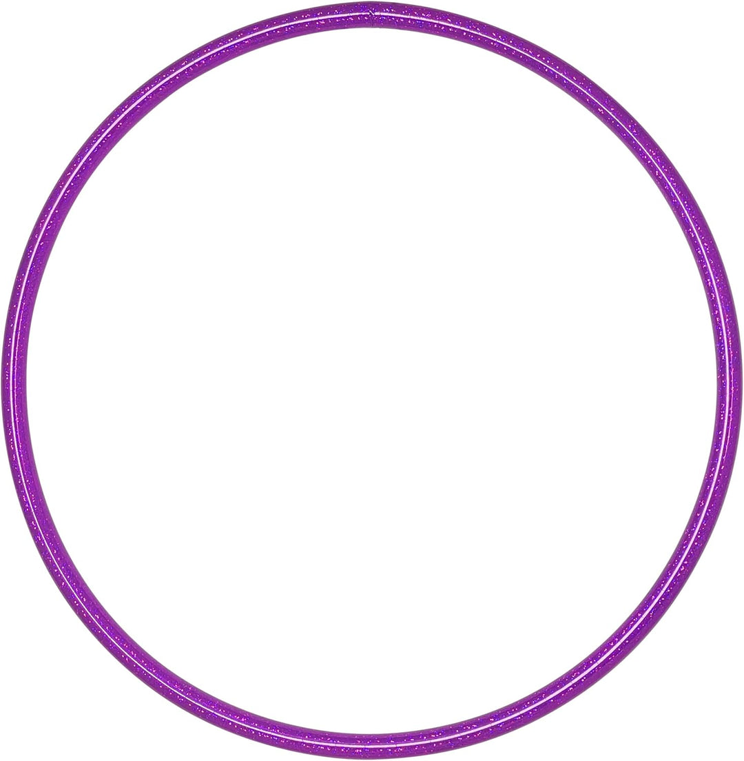 hoopomania Kinder Hula Hoop, Glitter Farben, Ø60/70/80cm Ø60cm Violett, Ø60cm Violett