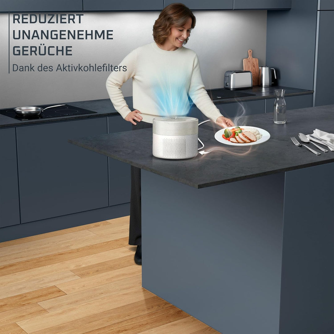 Rowenta Pure Air Mini Luftreiniger, für zu Hause, ultrakompakte Grösse | bis 22 m², extrem leiser Na