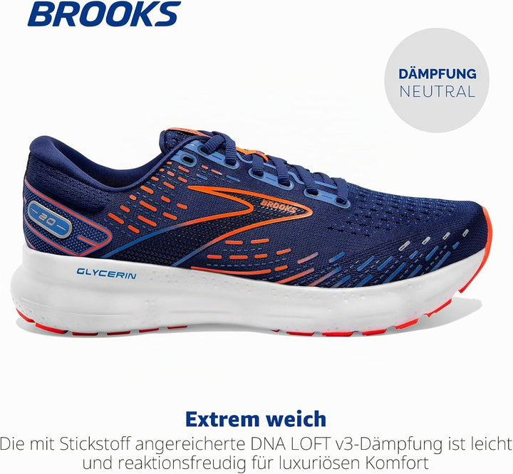 Brooks 42.5 EU Blue Depths Palace Blue Or, 42.5 EU Blue Depths Palace Blue Or