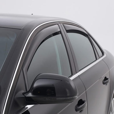 Windabweiser Master Schwarz (Hinten) kompatibel mit Seat Leon 5F 5 türer 2012-2020