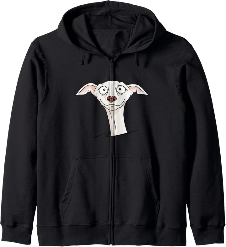 Greyhound Sighthound Whippet Lustiger Comic Windhund Kapuzenjacke