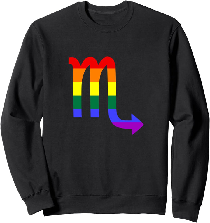 Skorpion Proud Scorpio Astrology LGBTQ Zodiac Sign Horoscope Sweatshirt