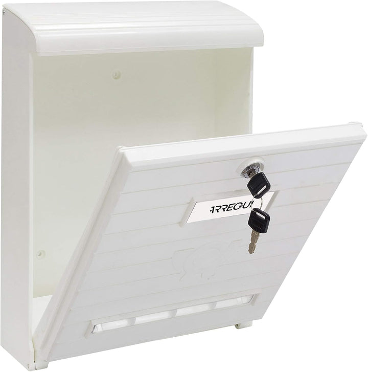 ARREGUI Mare E1061 Briefkasten aus hochbeständigem Kunststoff, Grösse L (Zeitschriften und C4-Umschl