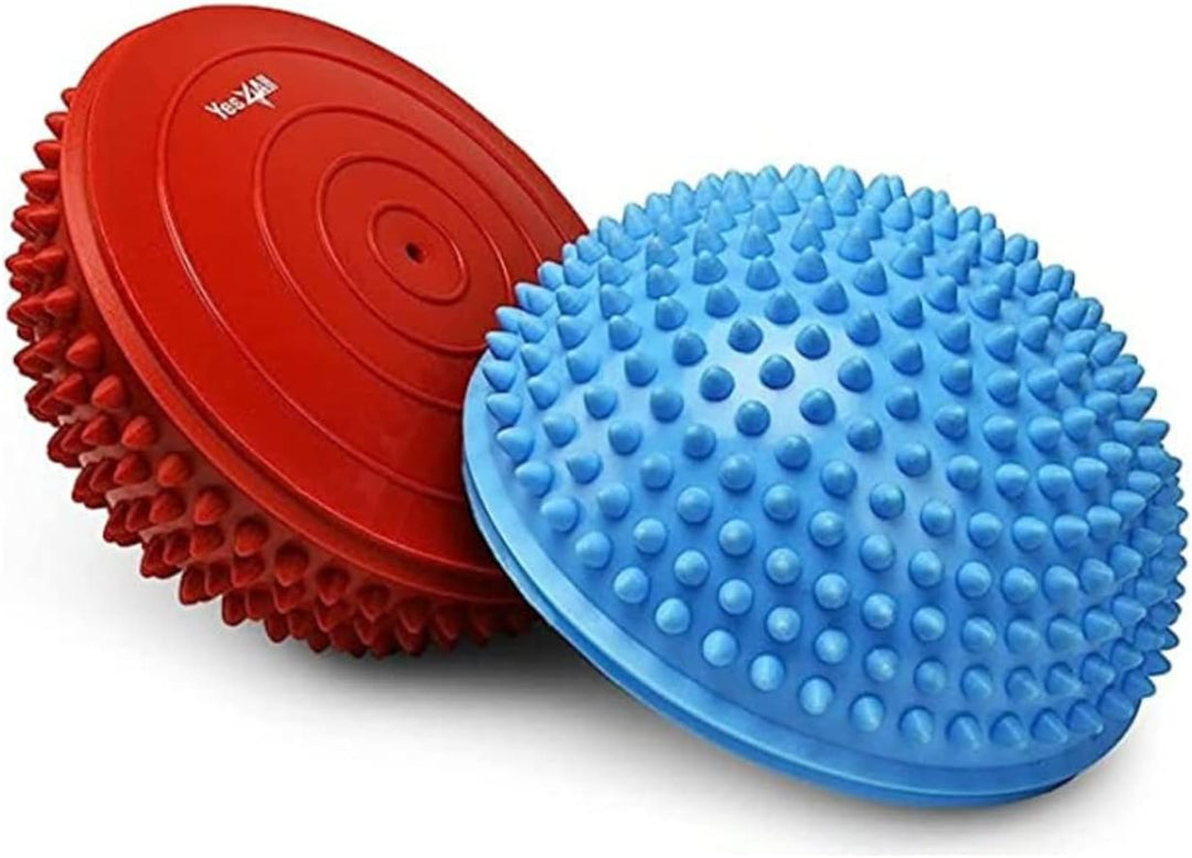 Yes4All 6 PCS Balance Pods mini, 3 Formen Hedgehog Balance Pods und Balance Disc, Rocky und geometri