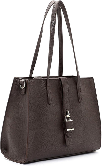 Tamaris Shopper Jasmina 31753 Damen Handtaschen Uni Einheitsgrösse Brown 200, Einheitsgrösse Brown 2