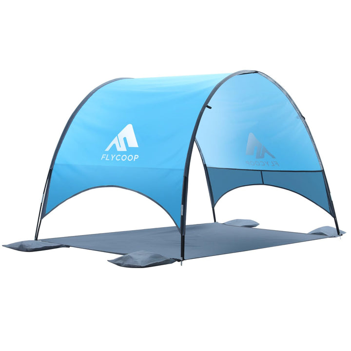 Strandmuschel mit UV-Schutz UPF 50+ – Tragbares Beach Canopy & Sonnenschutz für Strand, 360° Belüftu