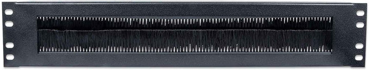 Intellinet Kabeldurchführung 48,3 cm 19" 2 HE (mit Bürstenleiste) schwarz 712774 19" Kabeldurchführu