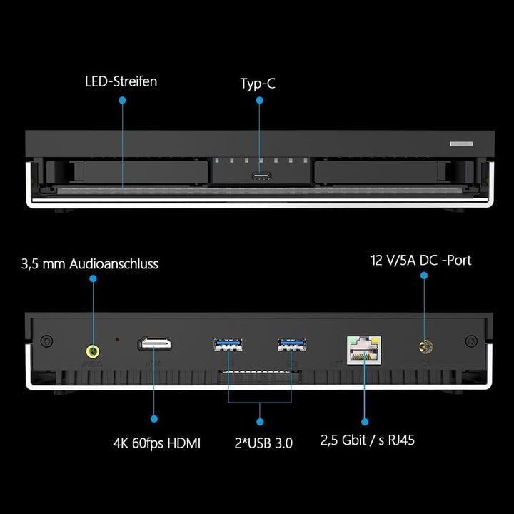LincStation N1 6 Bay NAS Network Attached Storage Unterstützung 6x8TB SSD NAS Speicher Netzwerkspeic