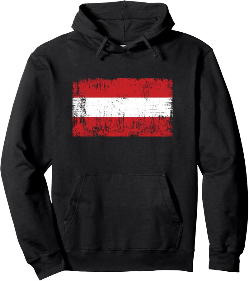 Österreich-Fahne Flagge Geschenk Austria Fussball-Fan Sport Pullover Hoodie