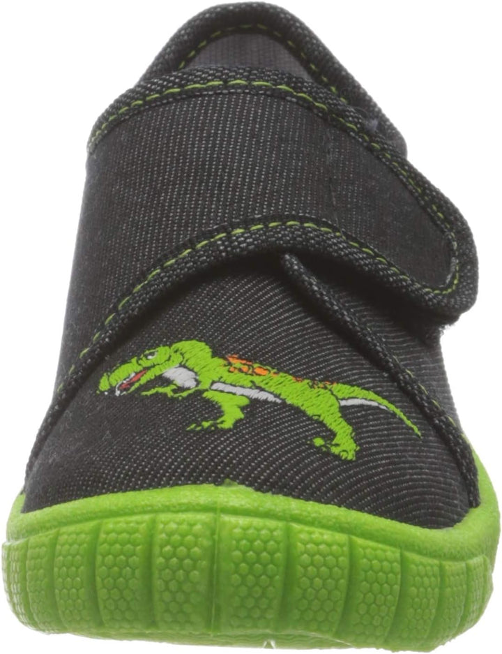 superfit Jungen Bill Flache Hausschuhe 36 EU Schwarz 0010, 36 EU Schwarz 0010