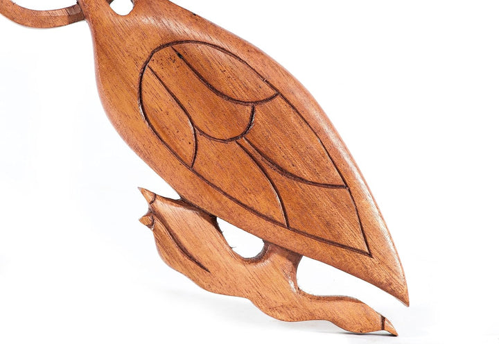 Windalf Vintage Celtic Holzbild Wandbild Celtic Raven 27 cm Links schauend Vikings Odins Raben Vikin