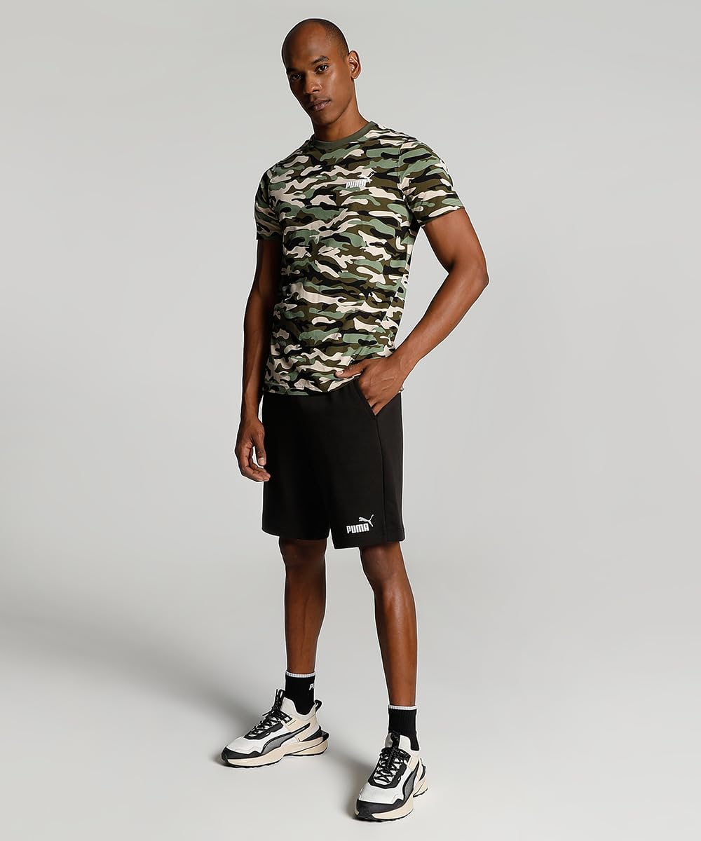 PUMA Herren Strick-Shorts ESS+ 2 Col Shorts 10" S Puma Schwarz-puma Weiss, S Puma Schwarz-puma Weiss