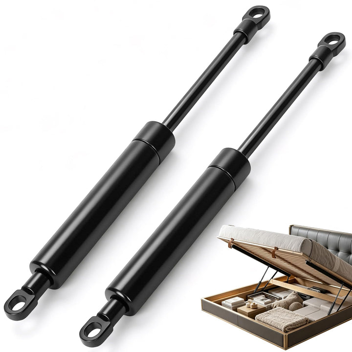 2 Stück 800 N Gasdruckfedern, 500 mm Gasdruckdämpfer mit M8-Augösen, Schwerlast-Liftstützen für Bett