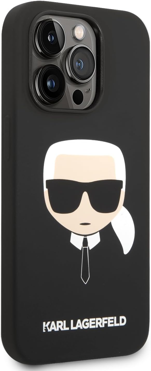 KARL LAGERFELD KLHMP14XSLKHBK Hülle für iPhone 14 Pro Max 6,7" hardcase Schwarz