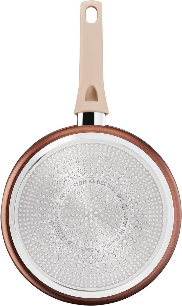 Tefal TEFALECO-RESPECT Schmorpfanne, 24 cm, mit Deckel, Antihaftbeschichtung, Induktion G2543202