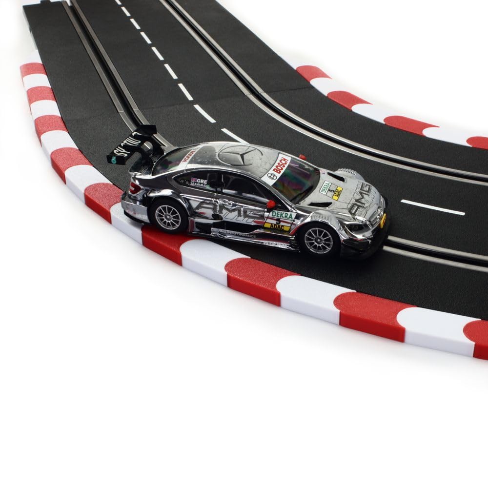 Overdrive-Racing Curbs/Kerbs Kompatibel mit Carrera 124 132 Kurven Geraden Randsteine Randstreifen S