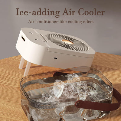 Ankrs Befeuchtungsventilatoren Tragbarer Ventilator Luftbefeuchter 2L, Ultra leise Tischventilator m