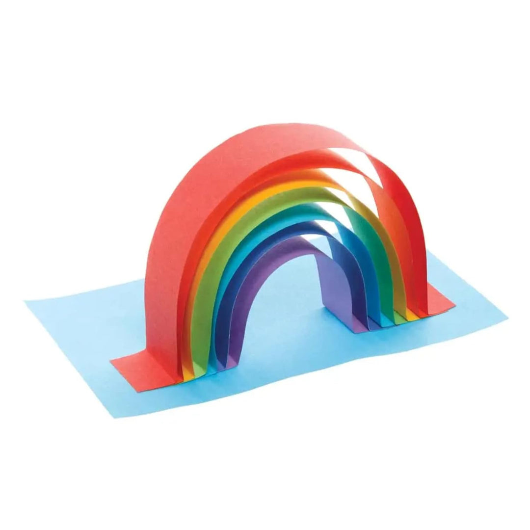 Baker Ross Rainbow A4 Papier und Karton, 126er-Packung, farbiger Kunstbedarf für Kinder, für Bastela