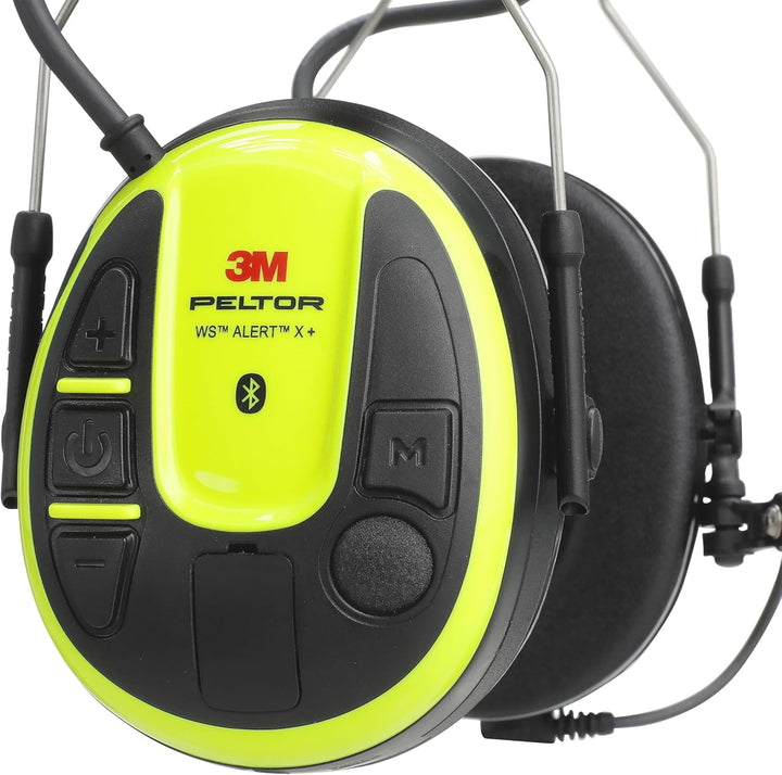 3M PELTOR WS ALERT X+ App, Leichtendes Gelb, Headset, Kopfband, Bluetooth, MRX21A3WS7, USB-C, 1 Stüc