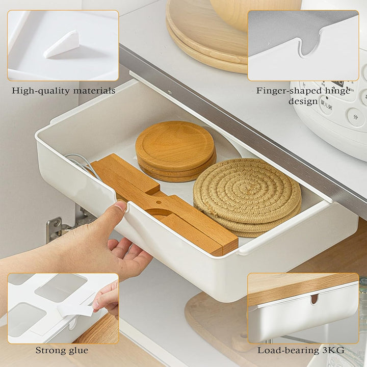 Schublade Unter Schreibtisch, Unterbau Schublade, Selbstklebende Organizer, Schreibtisch Schublade,